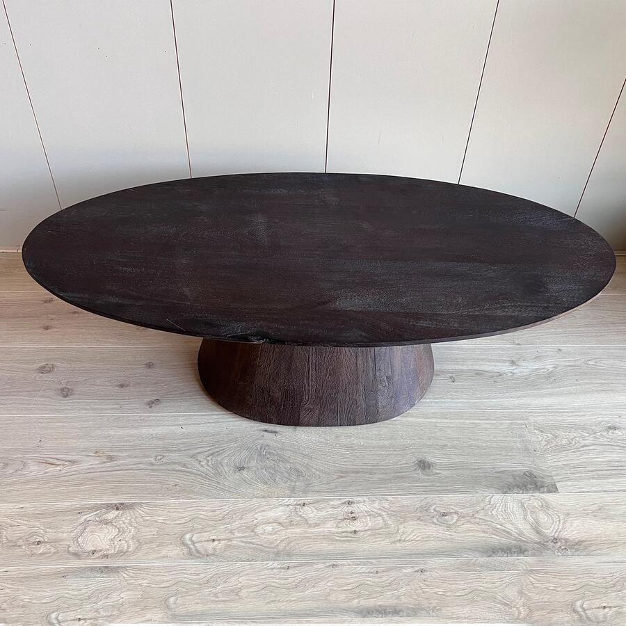 Old Inn Wonen Old Inn Salontafel ovaal Oslo Bruin - Foto 2