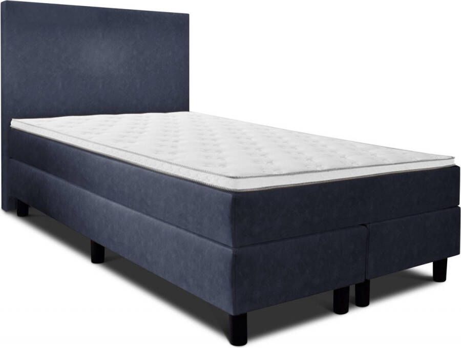 Olympic Life Boxspring Flanny Twijfelaar compleet merk 120 x 210 cm blauw