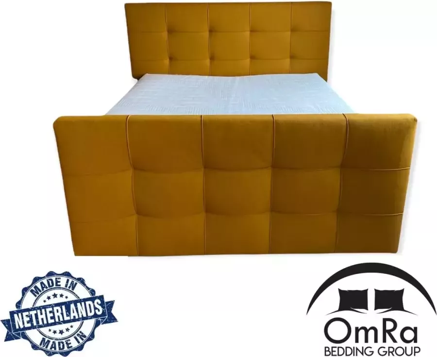 Omra bedding Omra Baza Boxspring Bed Opbergbed Opbergruimte Golden 160x200 cm
