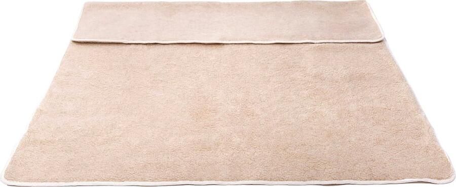 Oncedoce Lamswollen Baby Deken Ledikant Dekentje 100x70cm 100% Australische Merino Lams Scheerwol 450 g m² Woolmark-certificaat – Cappuccino Beige – ZACHT en WARM – Wasbaar en Antiallergisch