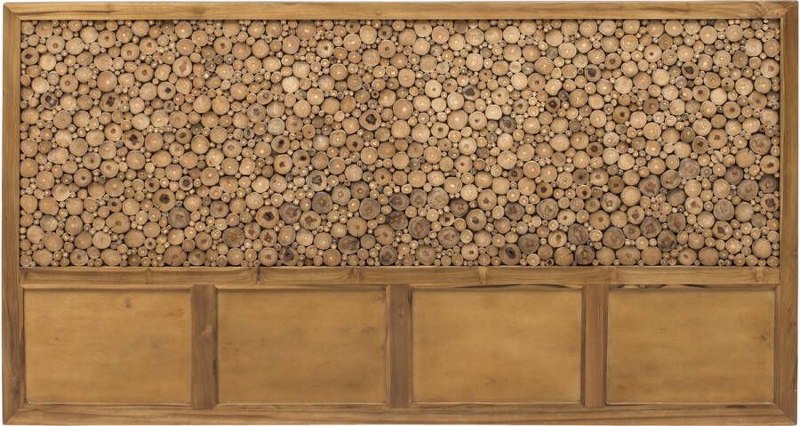 One Oak Bed Hoofdeinde 220 00x5 00x120 00 cm Natuurlijk Hout