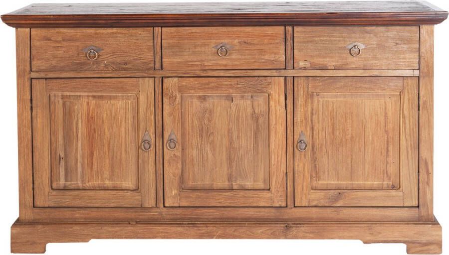 One Oak Dressoir 148 00x44 00x83 50 cm Natuurlijk plaat koloniaal gekleurd Hout