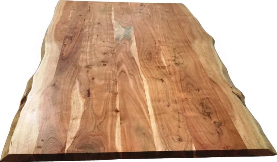 One Oak Eettafel 200 00x100 00x79 00 cm Hout frame antiek bruin Metaal