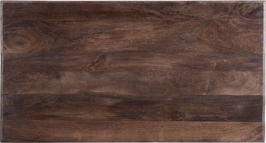 One Oak Salontafel 110 00x60 00x43 00 cm donkerbruin walnoot afwerking Acacia hout