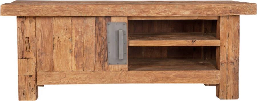 One Oak TV-Meubel 130 00x45 00x50 00 cm Natuurlijk Hout