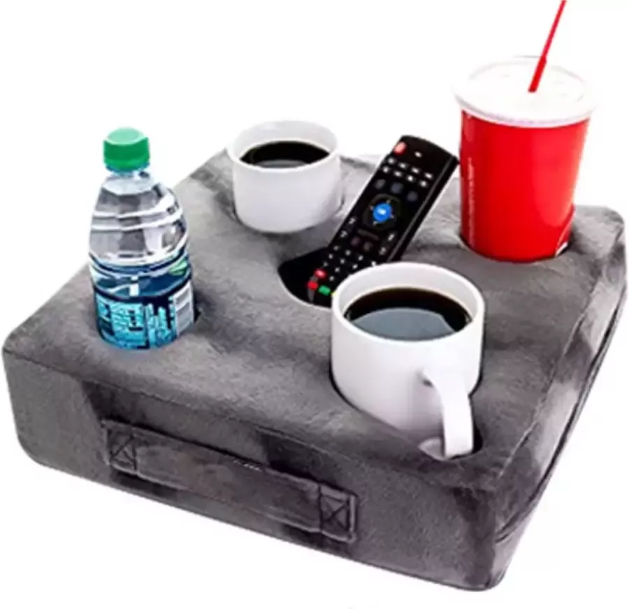 Oneiro s Luxe Cup Cozy Deluxe Grijs 35 x 35 x 11 cm Bank Stoel duurzaam Dienbladen bank zwart organiseren organizer