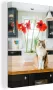 OneMillionCanvasses Canvas Schilderij Kat Bloemen Tafel 20x30 cm Wanddecoratie - Thumbnail 1