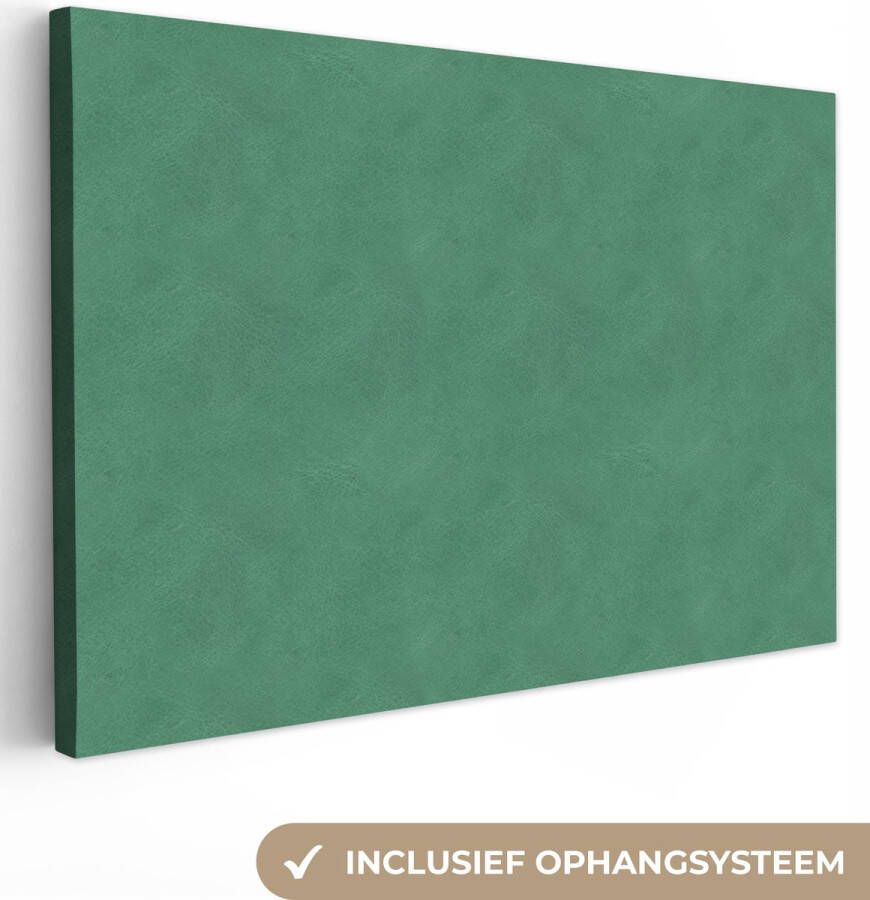 OneMillionCanvasses Canvas Schilderij Leer Blauw Dierenhuid 60x40 cm Wanddecoratie