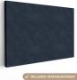 OneMillionCanvasses Canvas Schilderij Leer Blauw Dierenhuid 60x40 cm Wanddecoratie - Thumbnail 2