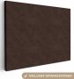 OneMillionCanvasses Canvas Schilderij Leer Bruin Dierenhuid 40x30 cm Wanddecoratie - Thumbnail 1