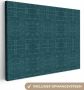 OneMillionCanvasses Canvas Schilderij Leer Structuur Dierenhuid 80x60 cm Wanddecoratie - Thumbnail 1