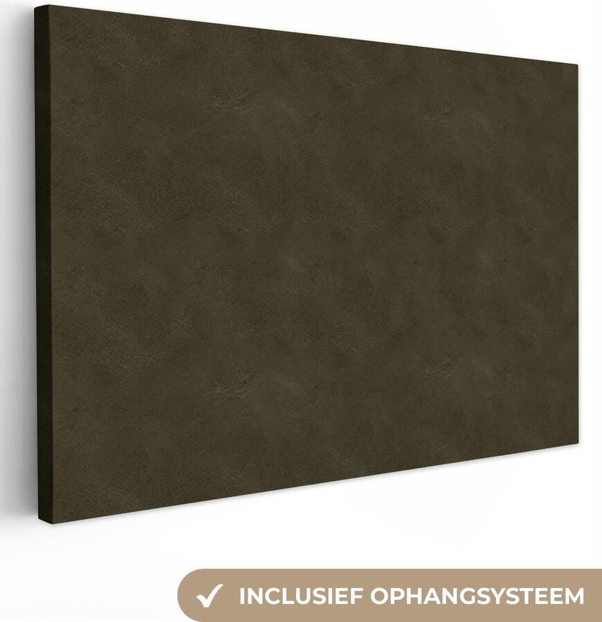 Canvas schilderij 120x80 cm Wanddecoratie Inductie beschermer Leer Groen Dierenhuid Muurdecoratie woonkamer Slaapkamer decoratie Kamer accessoires Schilderijen op canvas