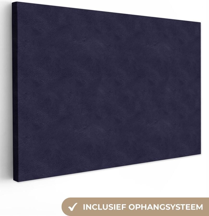 OneMillionCanvasses Canvas schilderij 140x90 cm Wanddecoratie Inductie beschermer Leer Paars Dierenhuid Muurdecoratie woonkamer Slaapkamer decoratie Kamer accessoires Schilderijen