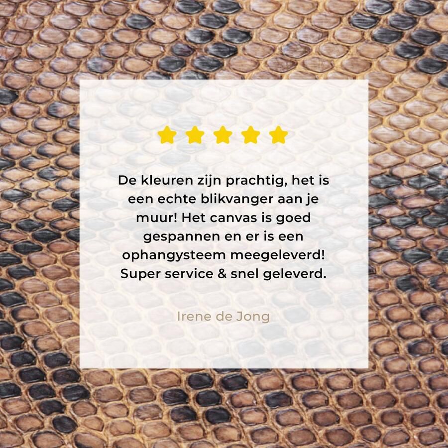 OneMillionCanvasses Canvas Schilderij Inductie beschermer Leer Bruin Dierenhuid 30x20 cm Wanddecoratie