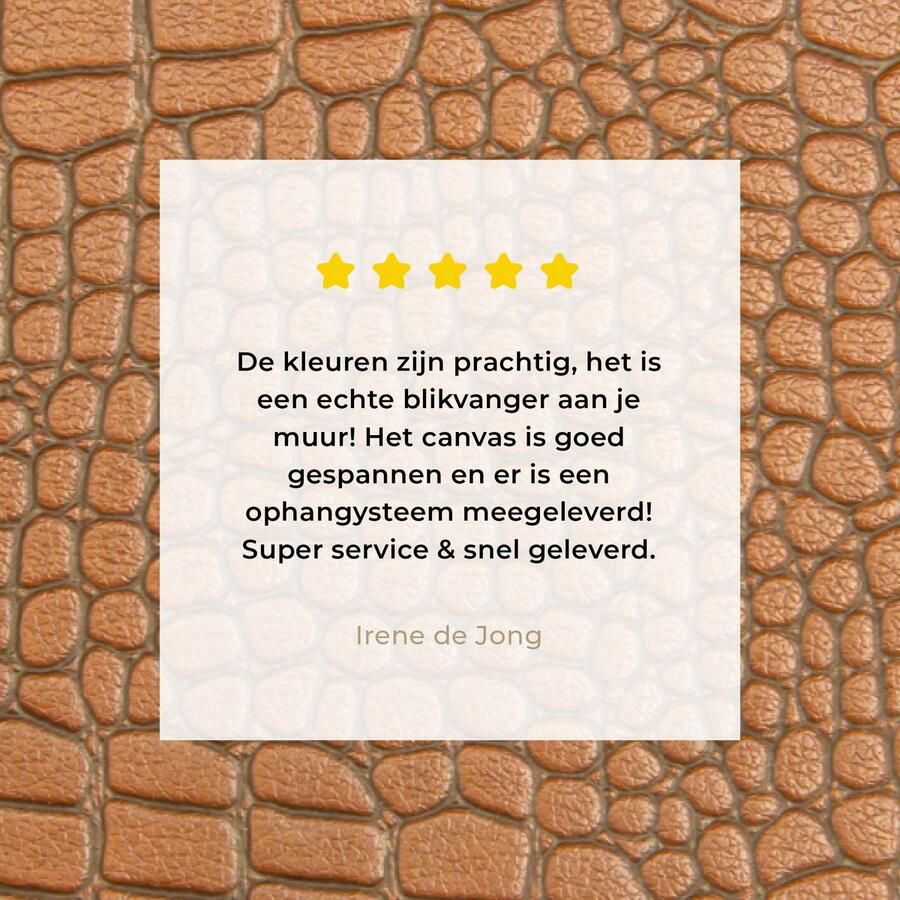 OneMillionCanvasses Canvas Schilderij Inductie beschermer Leer Structuur Dierenhuid 60x40 cm Wanddecoratie - Foto 2