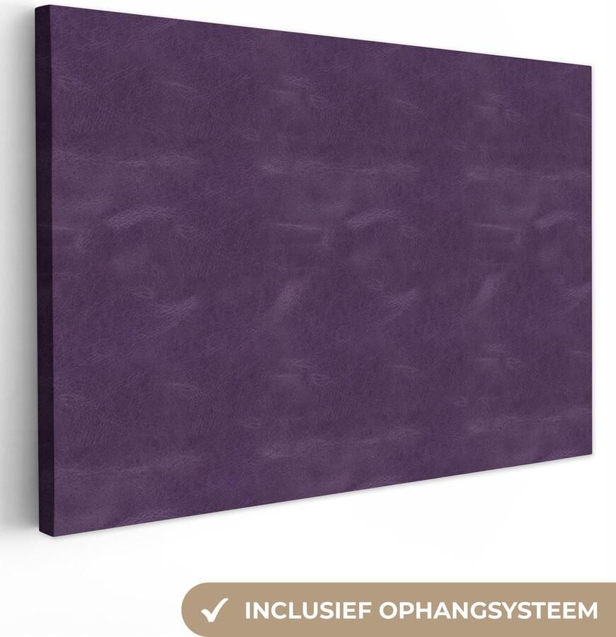 OneMillionCanvasses Canvas schilderij 180x120 cm Wanddecoratie Inductie beschermer Leer Structuur Dierenhuid Muurdecoratie woonkamer Slaapkamer decoratie Kamer accessoires Schilderijen - Foto 2