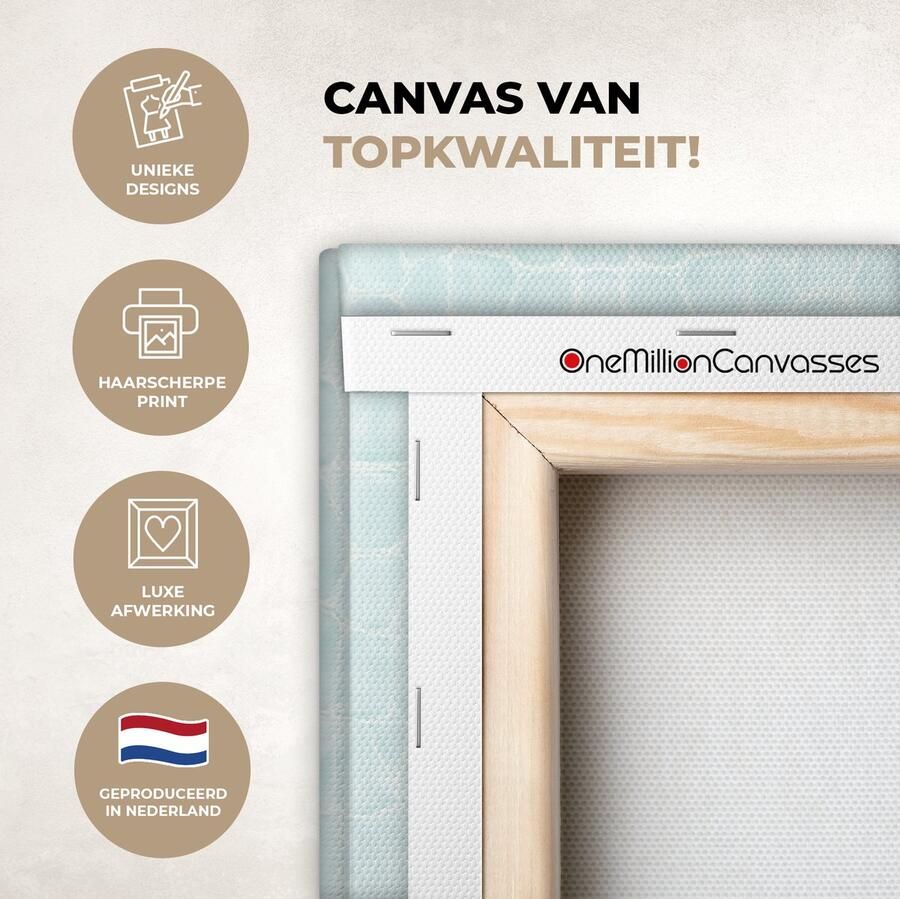 OneMillionCanvasses Canvas Schilderij Inductie beschermer Leer Structuur Dierenhuid 120x90 cm Wanddecoratie - Foto 6