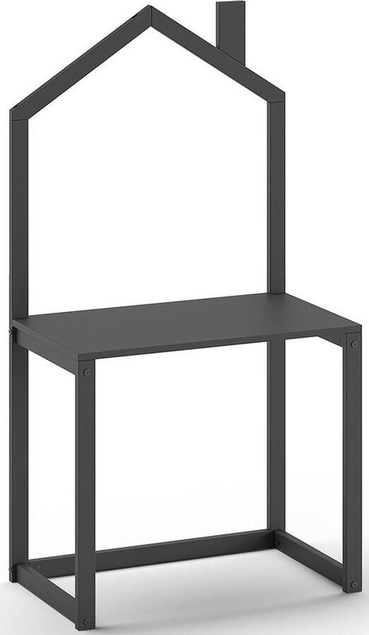 Vipack Kinderbureau Dallas uitvoering massief dennenhout stevig gebouwd met huislook groot werkoppervlak ideaal voor kleine ruimtes 2 kleuren - Foto 2