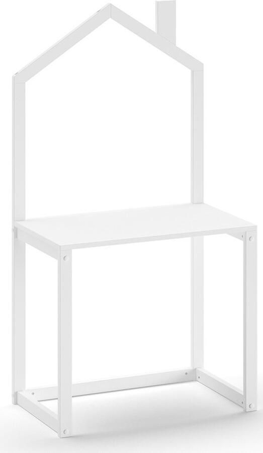 Vipack Kinderbureau Dallas uitvoering massief dennenhout stevig gebouwd met huislook groot werkoppervlak ideaal voor kleine ruimtes 2 kleuren - Foto 5