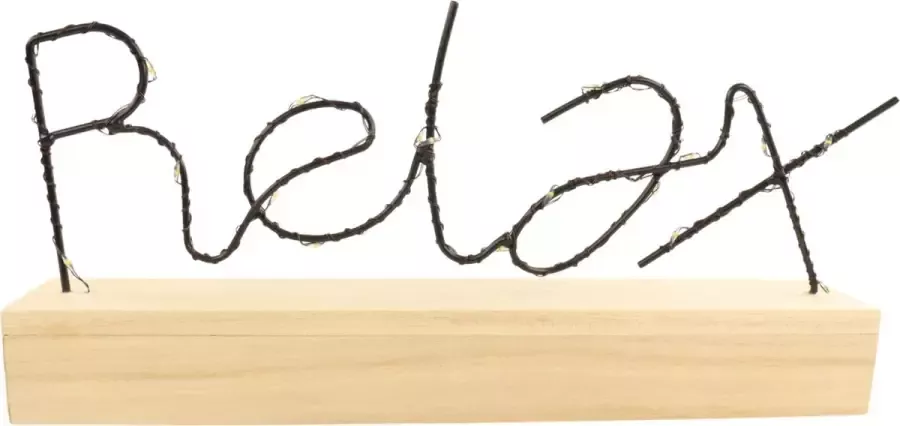 Orange85 Decoratie Lamp RELAX Letters Lichtjes