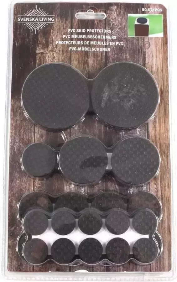 Orange85 Meubelbeschermers PVC Vilt 50 Stuks Extra Bescherming 4 Maten