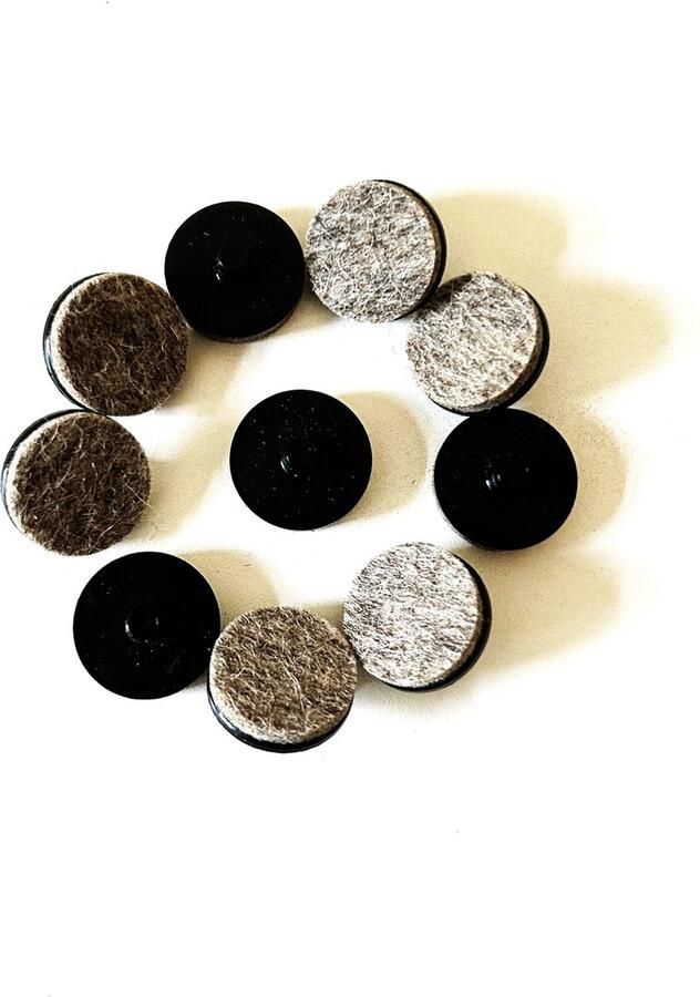Oranje Furniture Care Quickclick viltglijders voor holle poot (10 stuks)