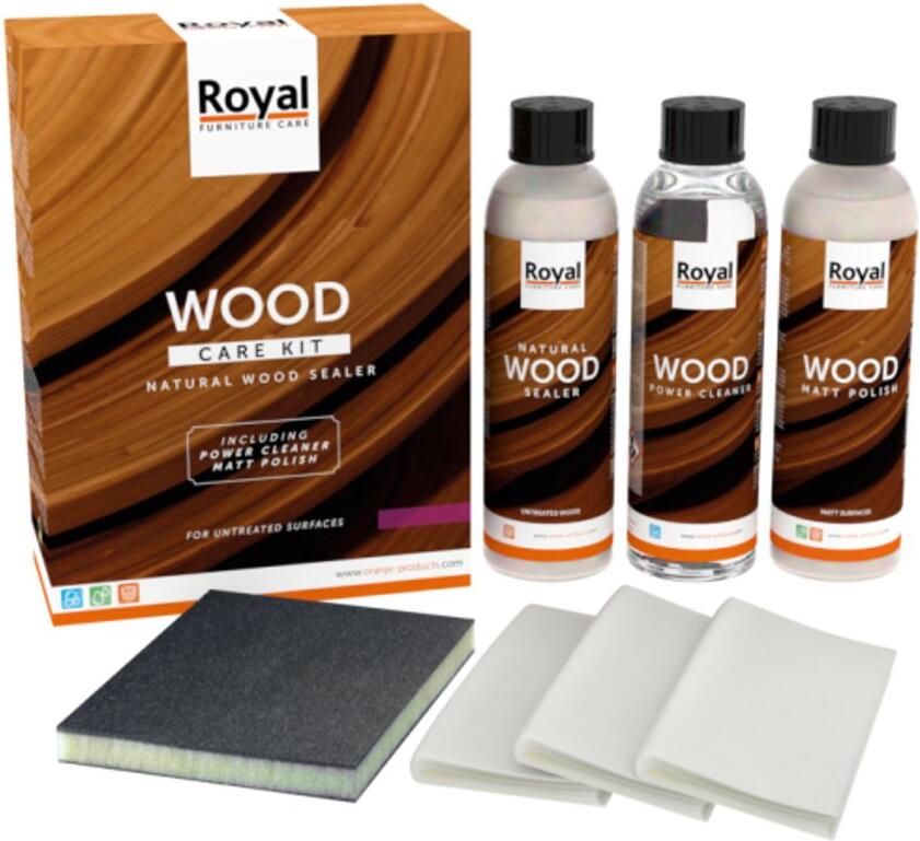Oranje Furniture Care Wood Care Kit Natural Wood Sealer Oranje