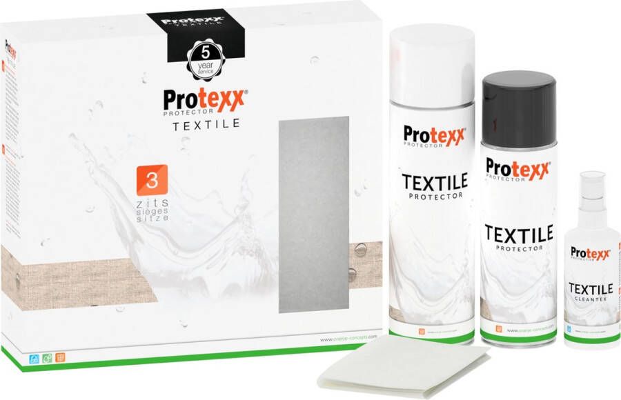 Oranje Furniture Care Products Protexx protector Textiel set 5 jaar voor 3-zits