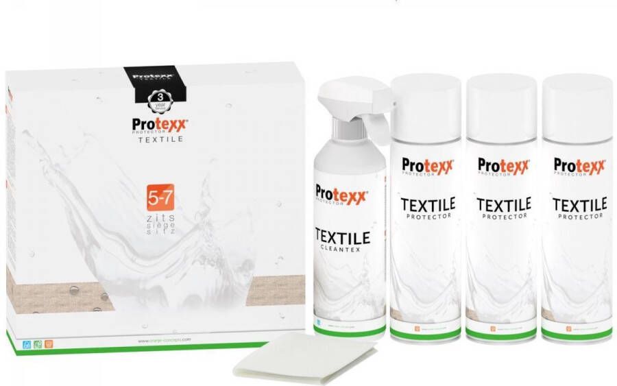 Oranje Furniture Care Protexx |Textile Protector Set 5-7 zits 3 jaar