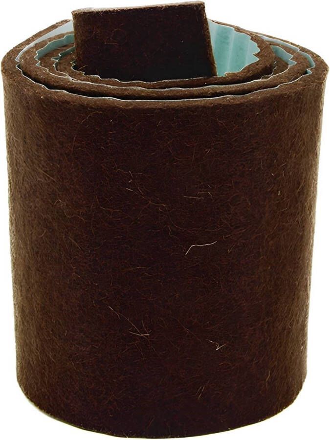 Oranje Furniture Care zelfklevende viltstroken Bruin 10 cm en 100 cm Lang (Per Stuk)