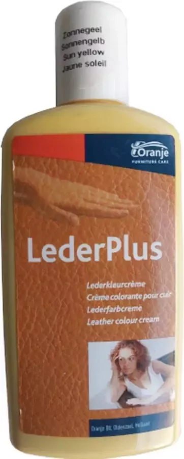Oranje Lederplus Zonnegeel (Meubelonderhoud)