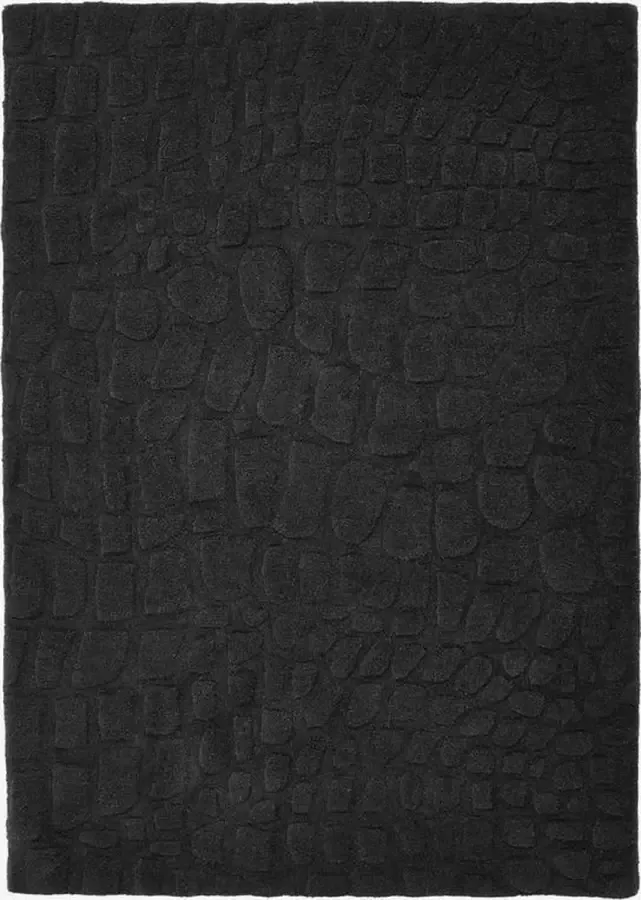Origin Rug Collection Origin Rug Vloerkleed 'Marbles' Zwart 230x160 cm