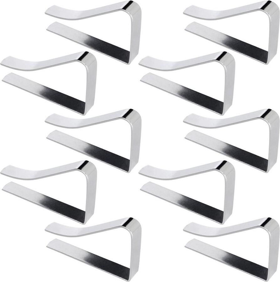 Orion group Tafelkleed Klemmen Metaal 10 stuks Tafelkleed Clips Tafelkleedklemmen Tafelklemmen
