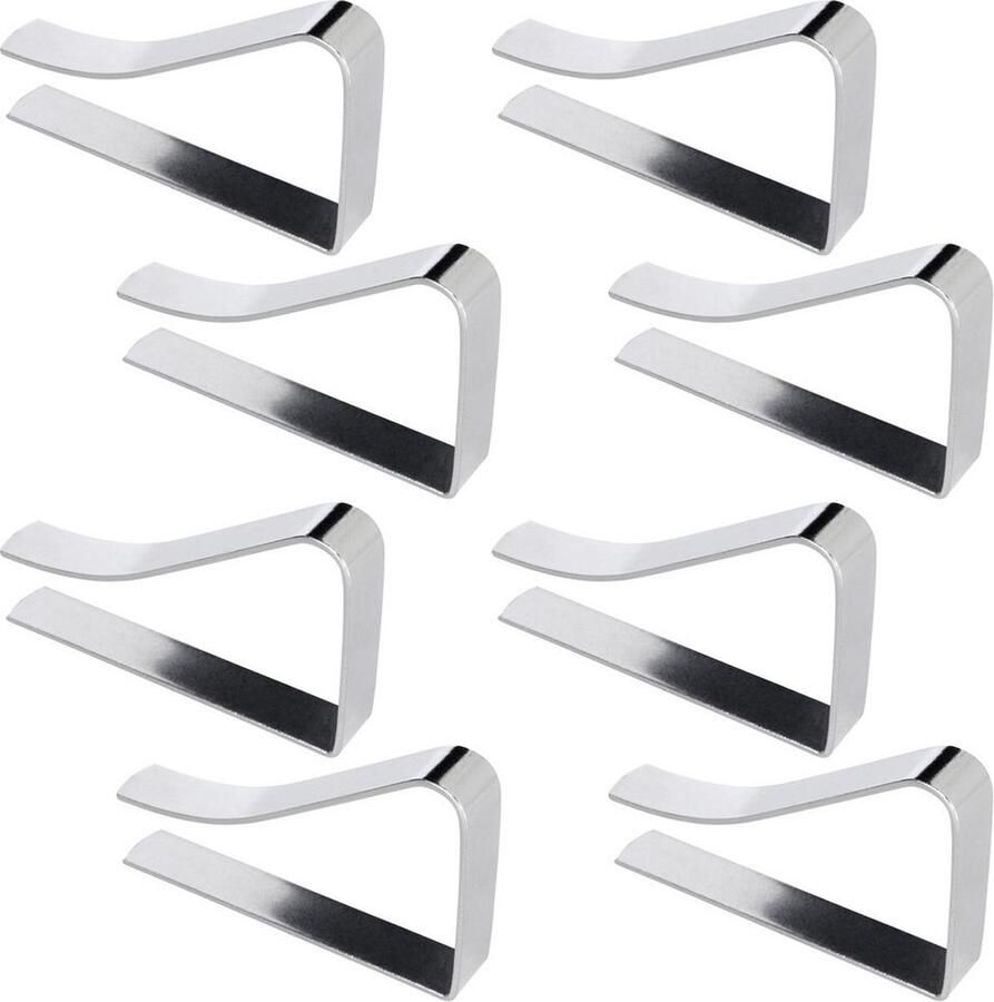Orion group Tafelkleed Klemmen Metaal 8 stuks Tafelkleed Clips Tafelkleedklemmen Tafelklemmen