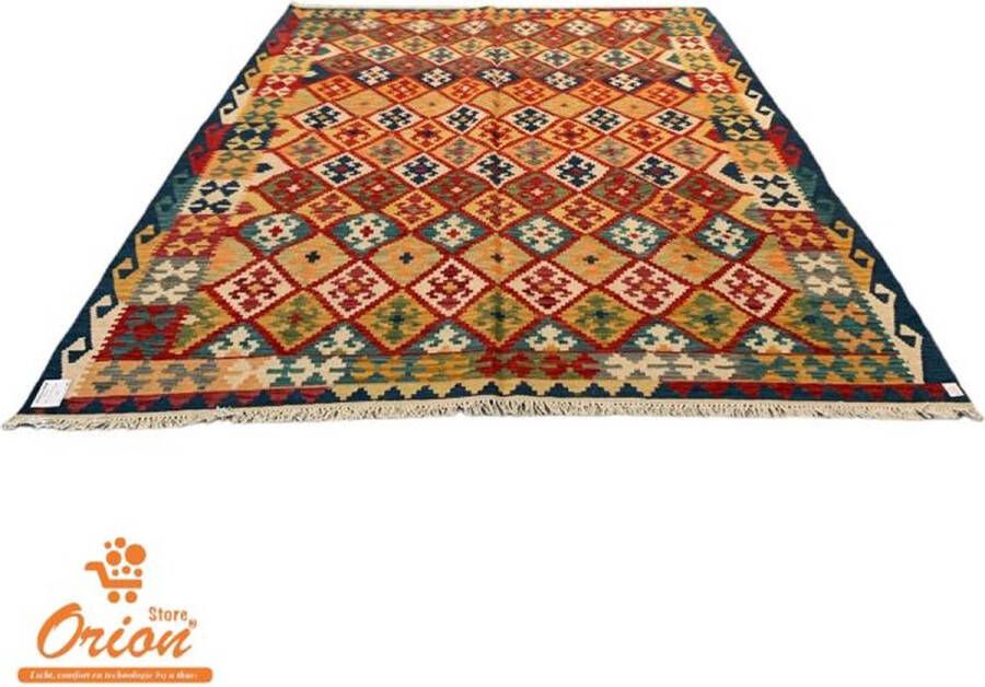 Orion Store Tapijt Rug Kilim Handgemaakte Kelim Authentiek Cadeau Speciaal Cadeau Uniek Cadeau Speciaal Present Handgemaakt Vloerkleed Afmetingen: 297 cm * 202 cm