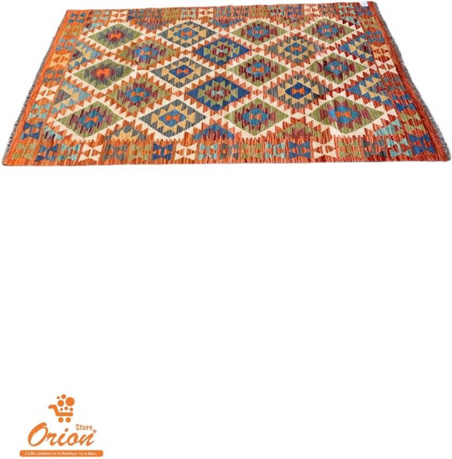 Orion Store Tapijt Rug Kilim Handgemaakte Kelim Authentiek Cadeau Speciaal Cadeau Uniek Cadeau Speciaal Present Handgemaakt Vloerkleed Afmetingen: 177 cm * 125 cm