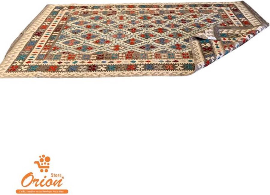 Orion Store Tapijt Rug Kilim Handgemaakte Kelim Authentiek Cadeau Speciaal Cadeau Uniek Cadeau Speciaal Present Handgemaakt Vloerkleed Afmetingen: 300 cm * 200 cm