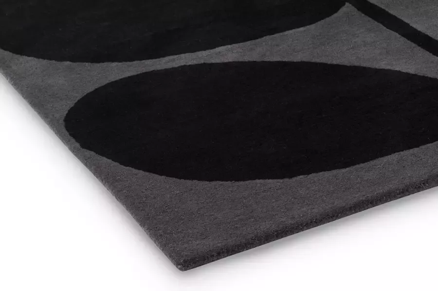 Orla Kiely Flower Stem Granite 059806 Vloerkleed 200x280 Rechthoek Laagpolig Tapijt Modern Meerkleurig