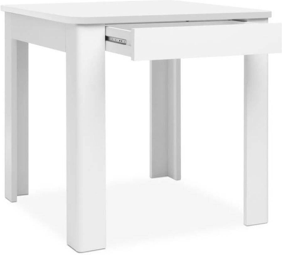 Oslo tafel Rechthoekig 4 personen 80 x 77 x 80 cm Wit