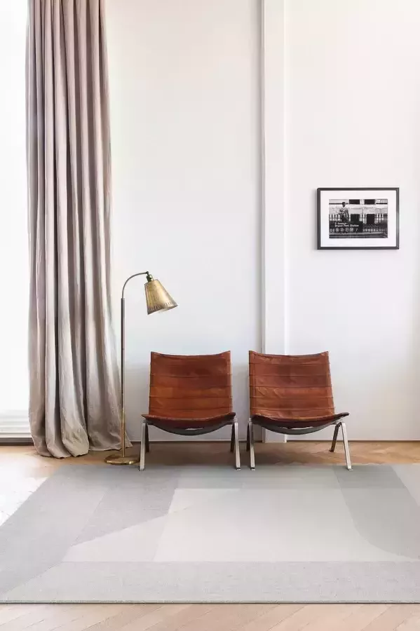 OSTA – Flux – Tapijt – vloerkleed – wol – beige grijs – 120x170