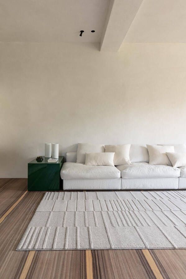 OSTA – Flux – Tapijt – vloerkleed – wol – grijs – 120x170