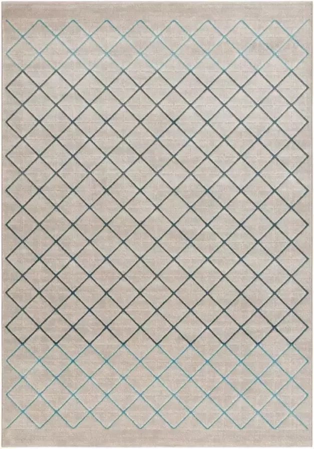 OSTA Patina – Vloerkleed – geweven – polyester – duurzaam – modern vintage beige blauw – 160 x 230 cm - Foto 2