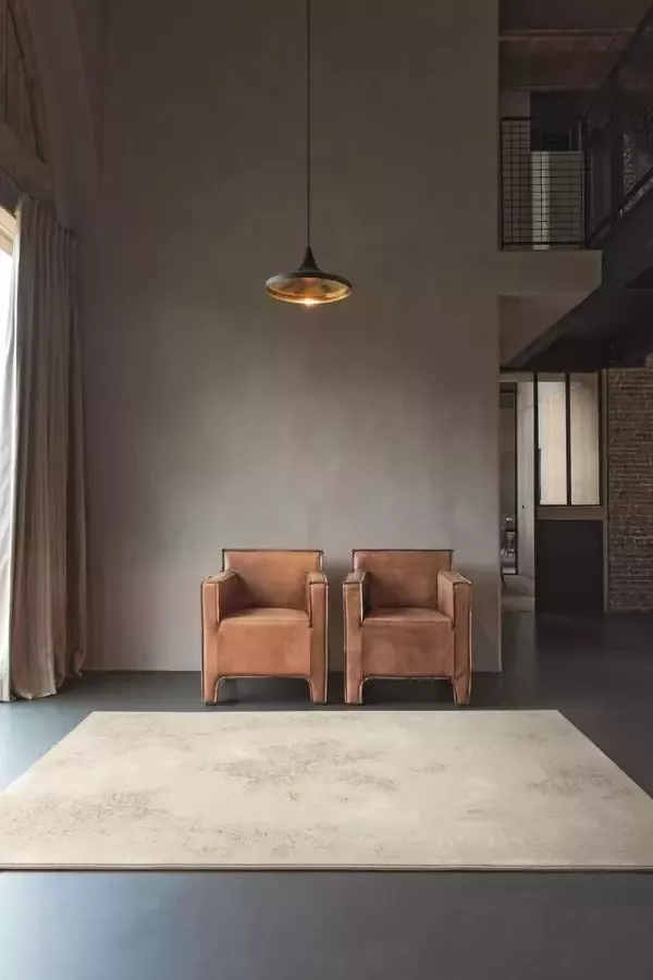 OSTA Piazzo – Vloerkleed – Tapijt – geweven duurzaam – zacht modern – trendy Beige Patroon 120x170