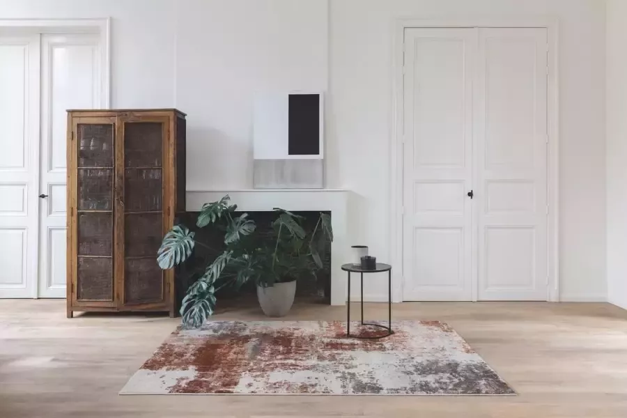 OSTA Sierra – Vloerkleed – Tapijt – geweven duurzaam – glans modern – trendy Multi Grijs Bruin 80x140