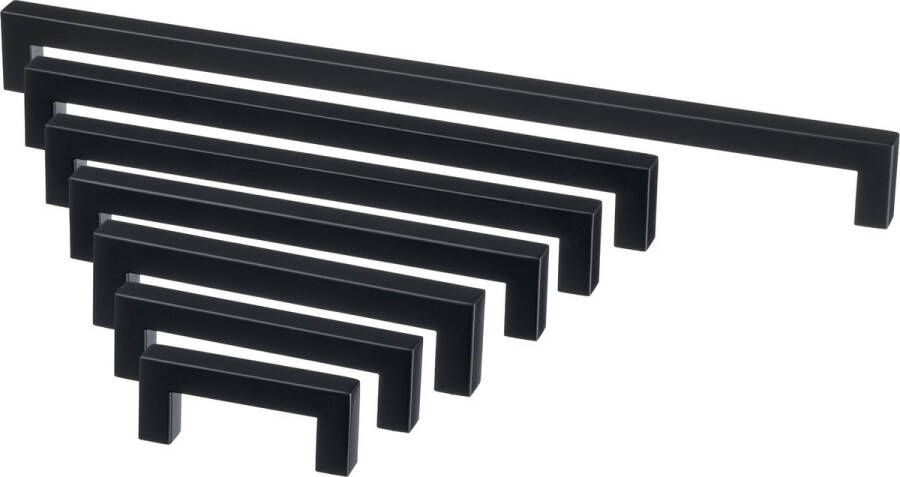 Ostiumhome Mat Zwarte Handgreep Complete Set Keuken greep kast grepen