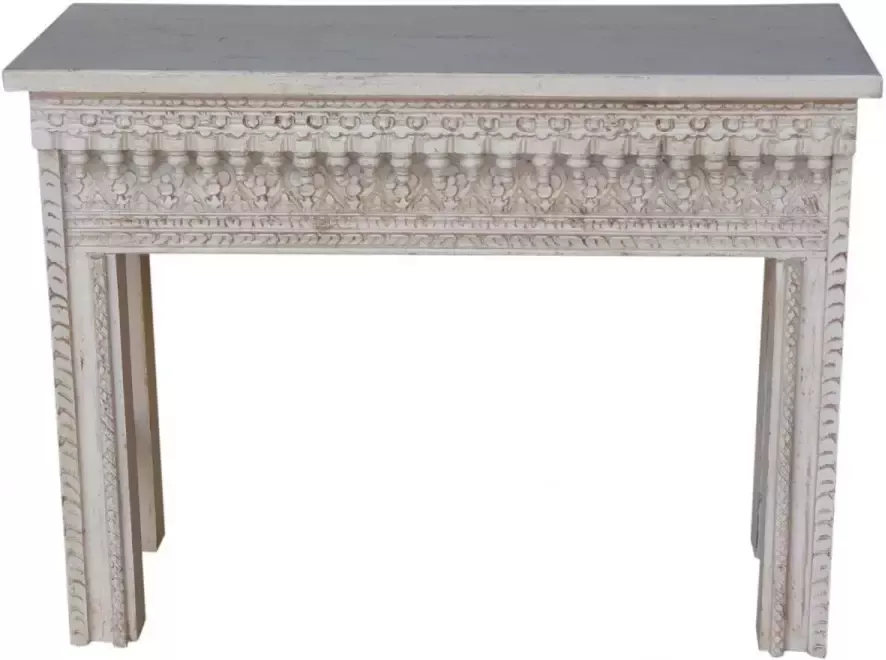 Otentic Design Side table White Wash India meubel