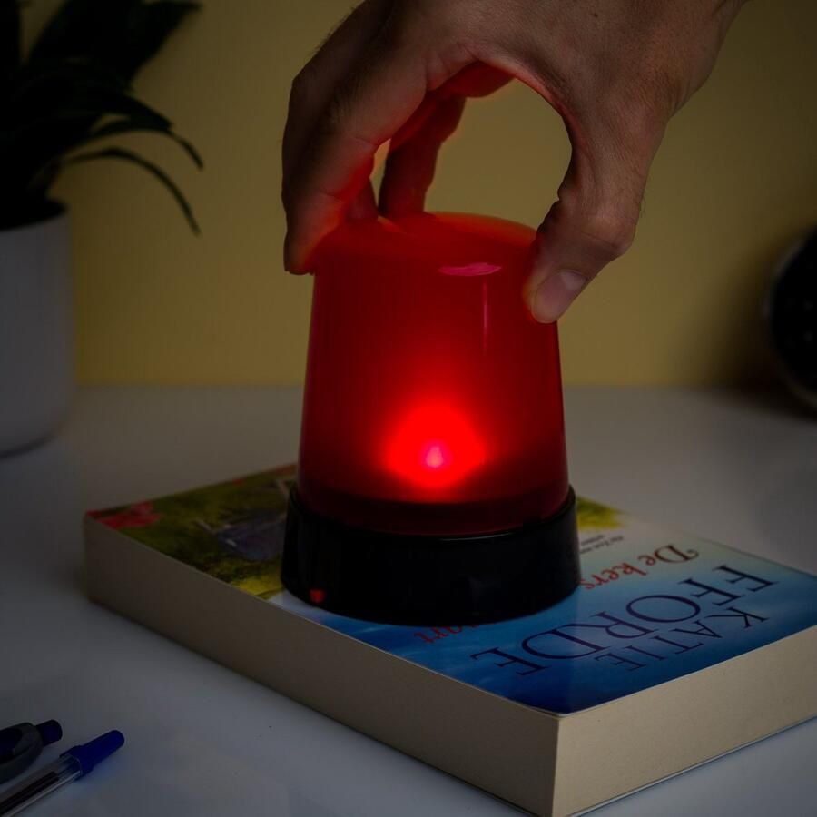 Out of the Blue Bureau Alarm met Bewegingssensor Zwaailamp