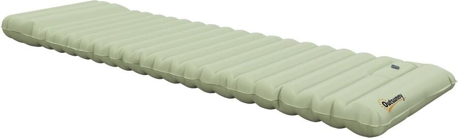 Outsunny luchtmatras 200L x 60B x 10H cm nylon TPU groen