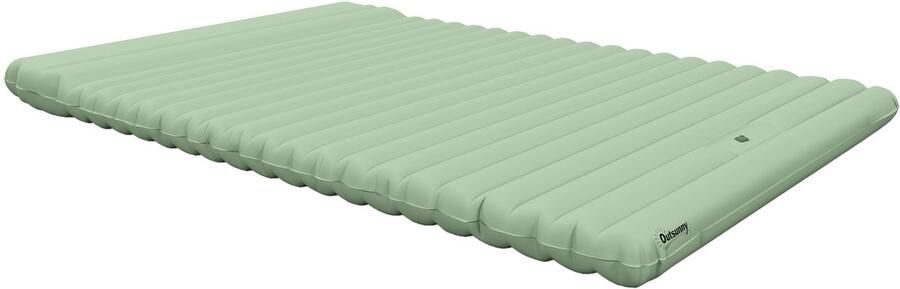 Outsunny Luchtmatras Waterdicht 40D Nylon TPU Groen