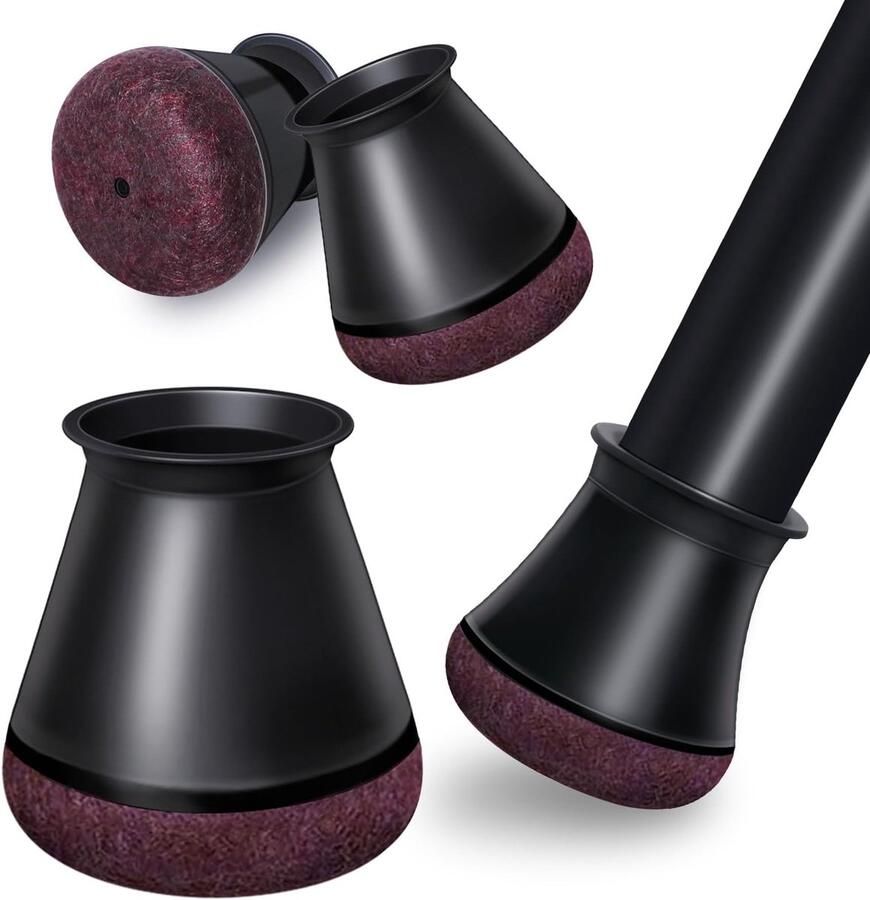 Dolaso 24 stuks stoel voet bescherming hoesjes kleine zwarte silicone stoel verpakking-stoel voet hoesjes-rubberen stoel voet hoesjes meubels voet bescherming pad geen lawaai geen krassen (zwart S)